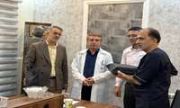 دیدار دبیر ستاد امور شاهد و ایثارگران دانشگاه با جانبازان شاغل در بیمارستان شهدای هفتم تیر