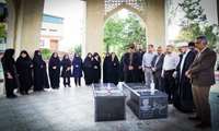 به مناسبت گرامیداشت سوم خرداد و سالروز شهادت رئیس جمهور شهید مراسم زیارت عاشورا و عطرافشانی مزار شهدای گمنام در دانشگاه علوم پزشکی ایران برگزار شد